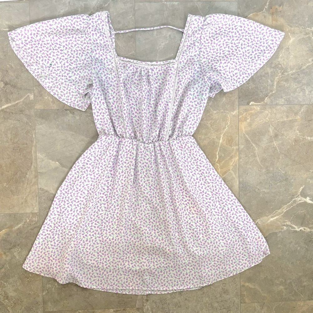 Flutter Sleeves Dress